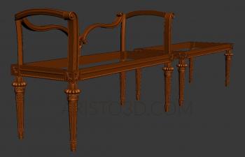 Set of furniture (KMB_0247) 3D model for CNC machine